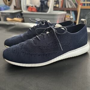 Cole Haan Original Grand Stitchlite Wingtip Oxford Navy Women’s 10 - 935
